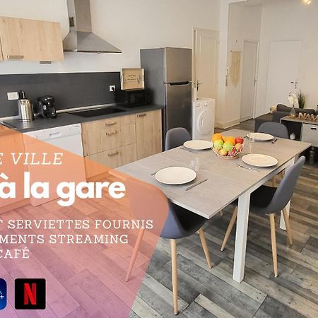 Logement Spacieux - Face A La Gare Et Centre-Ville Épinal Esterno foto