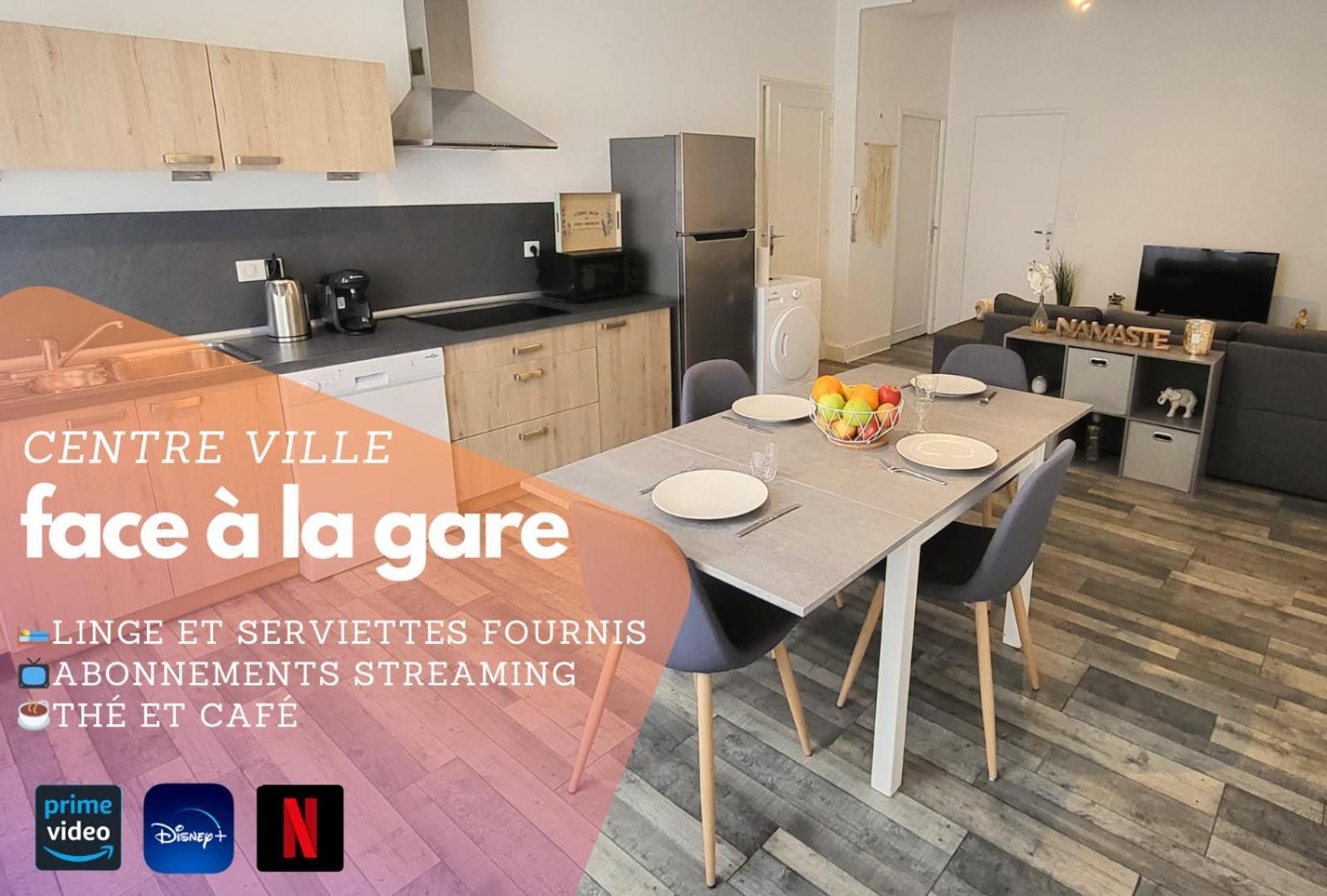 Logement Spacieux - Face A La Gare Et Centre-Ville Épinal Esterno foto